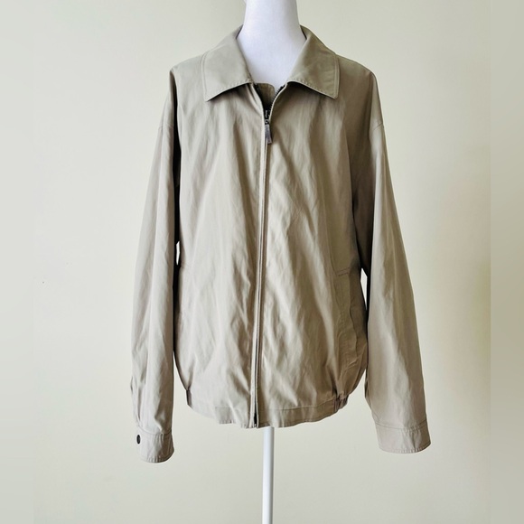 Claiborne Other - Claiborne Men’s Long Sleeve Microfiber Zip-up Lined Collared Outwear Jacket EUC